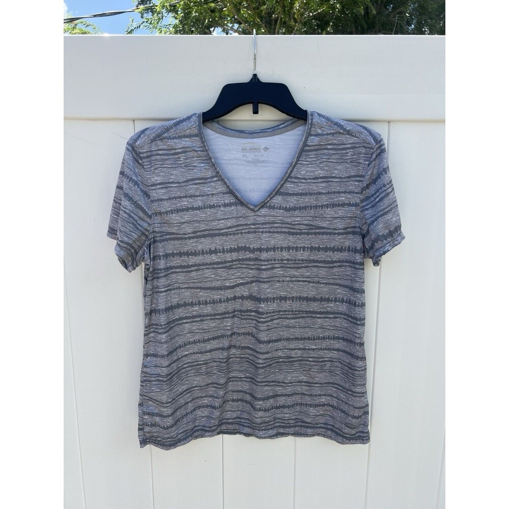 Reel Legends Women’s Petite PL T Shirt Gray